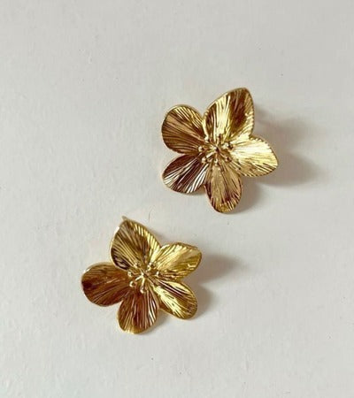 Golden Bow Earrings