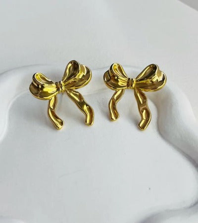 Golden Twist Earrings