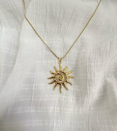Sun Pendant Necklace